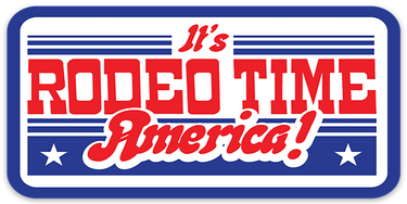 It's Rodeo Time America Decal